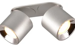 Guayana Spotlight 2-delad GU10 borstad aluminium