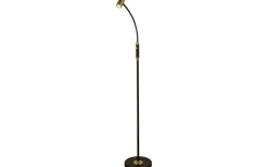 Gusto Golvlampa 135cm LED 5W 3000K Svart/Mässing