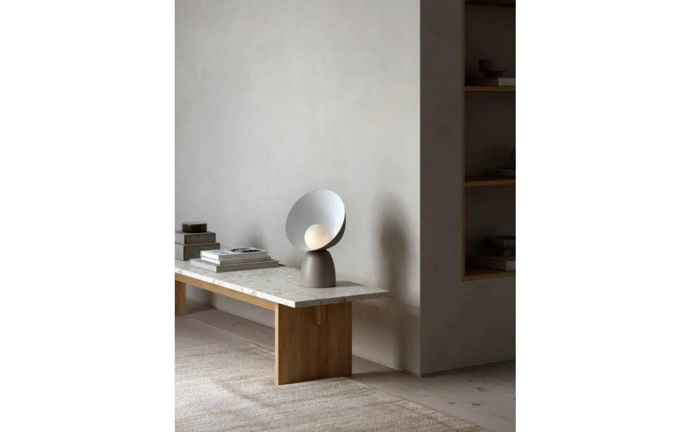 Hello Bordslampa 42cm Brun