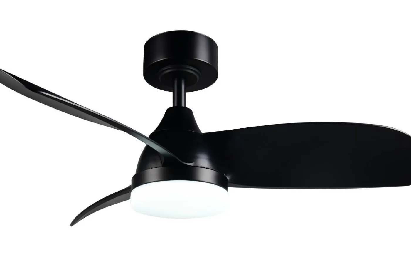 Helsinki Takfläkt 90cm LED mattsvart