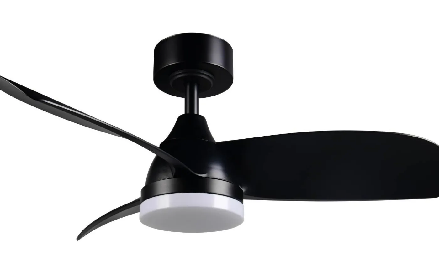 Helsinki Takfläkt 90cm LED mattsvart