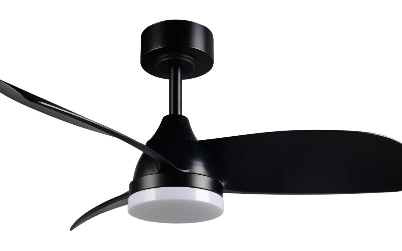 Helsinki Takfläkt 90cm LED mattsvart