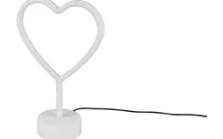 Hjärta Bordslampa LED vit