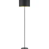 Hostel Golvlampa E27 matt svart/guld