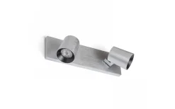 Kenny II Takspotlight 31cm Aluminium/Svart