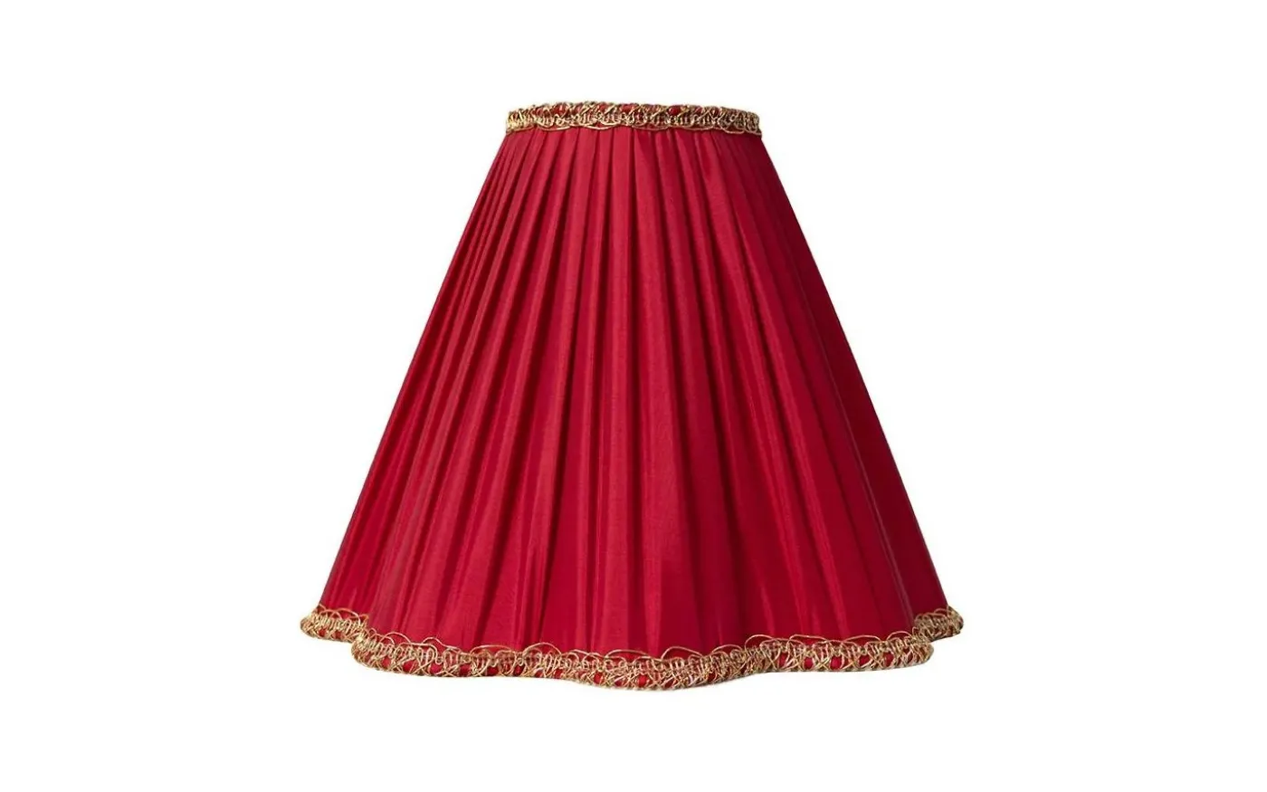 Kurtan Lampskärm Plisserad Ø25cm Röd