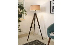 Lantada Golvlampa 143cm Svart/Taupe