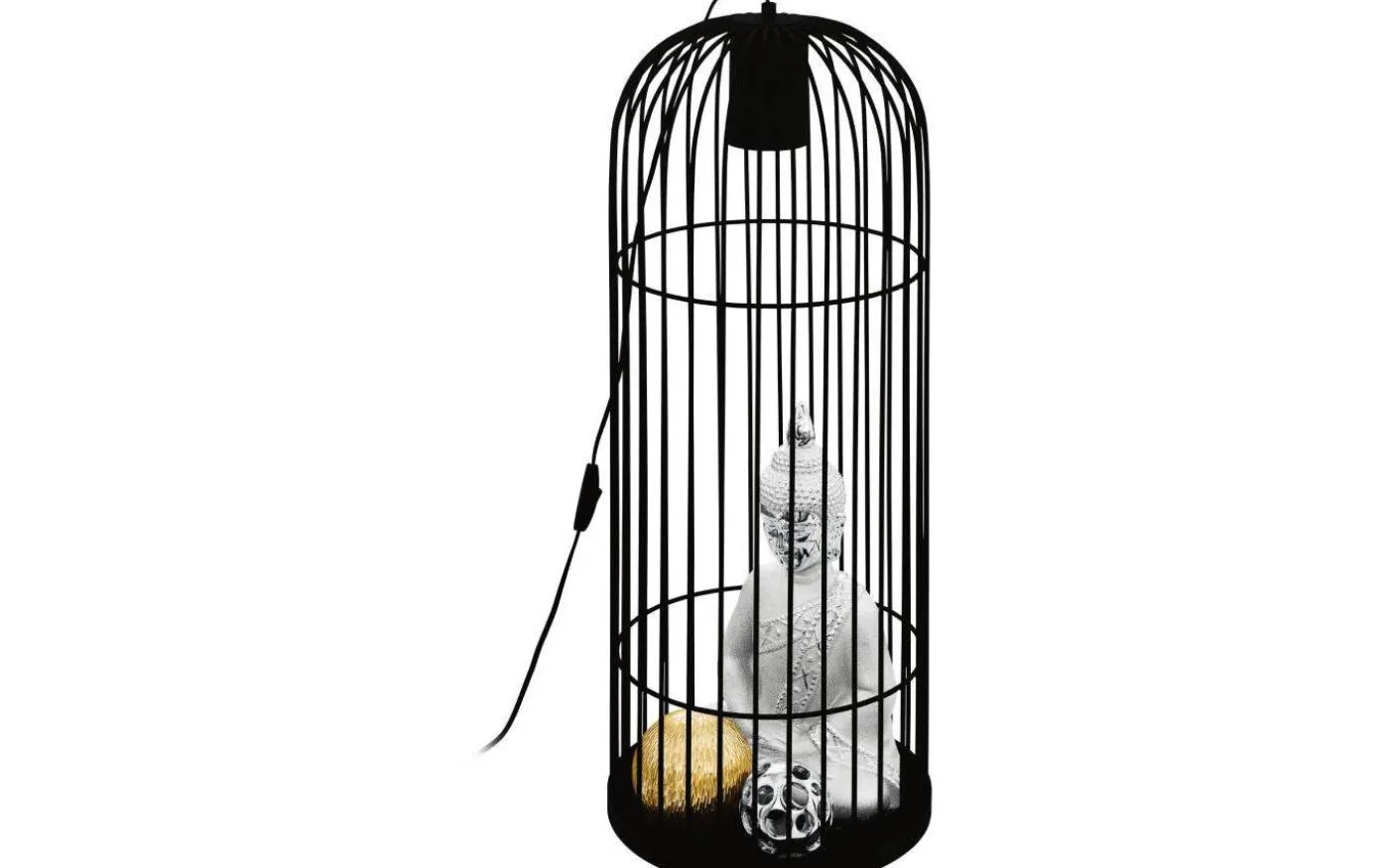 Latchely Bur Golvlampa 72cm Svart