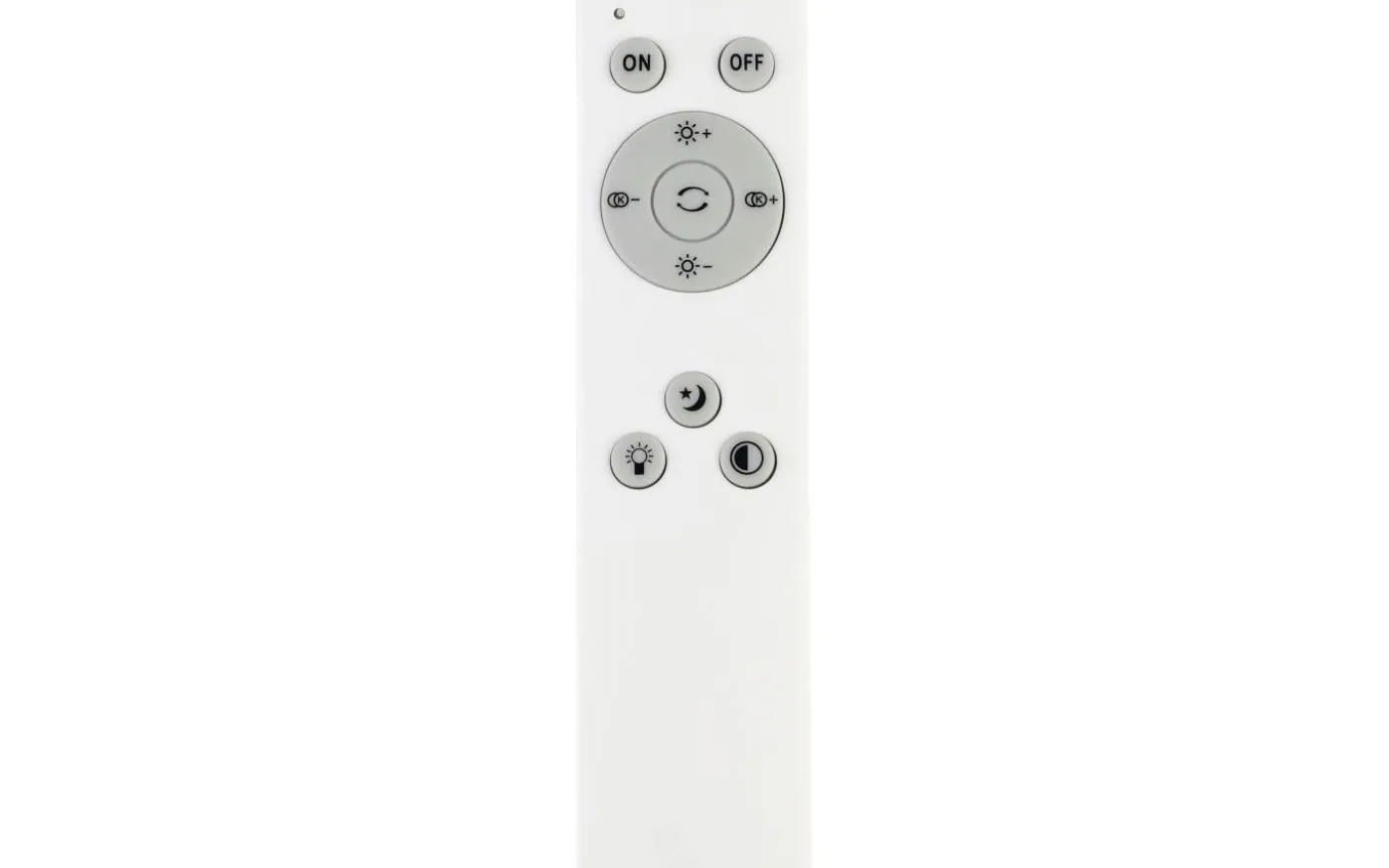 Laurito Plafond 49cm LED 3000-6500K 24W med Fjärrkontroll Svart