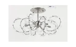 Leaf Plafond 60cm Nickel