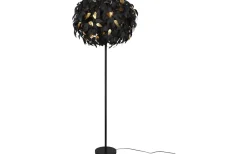 Leavy Golvlampa 3xE14 mattsvart