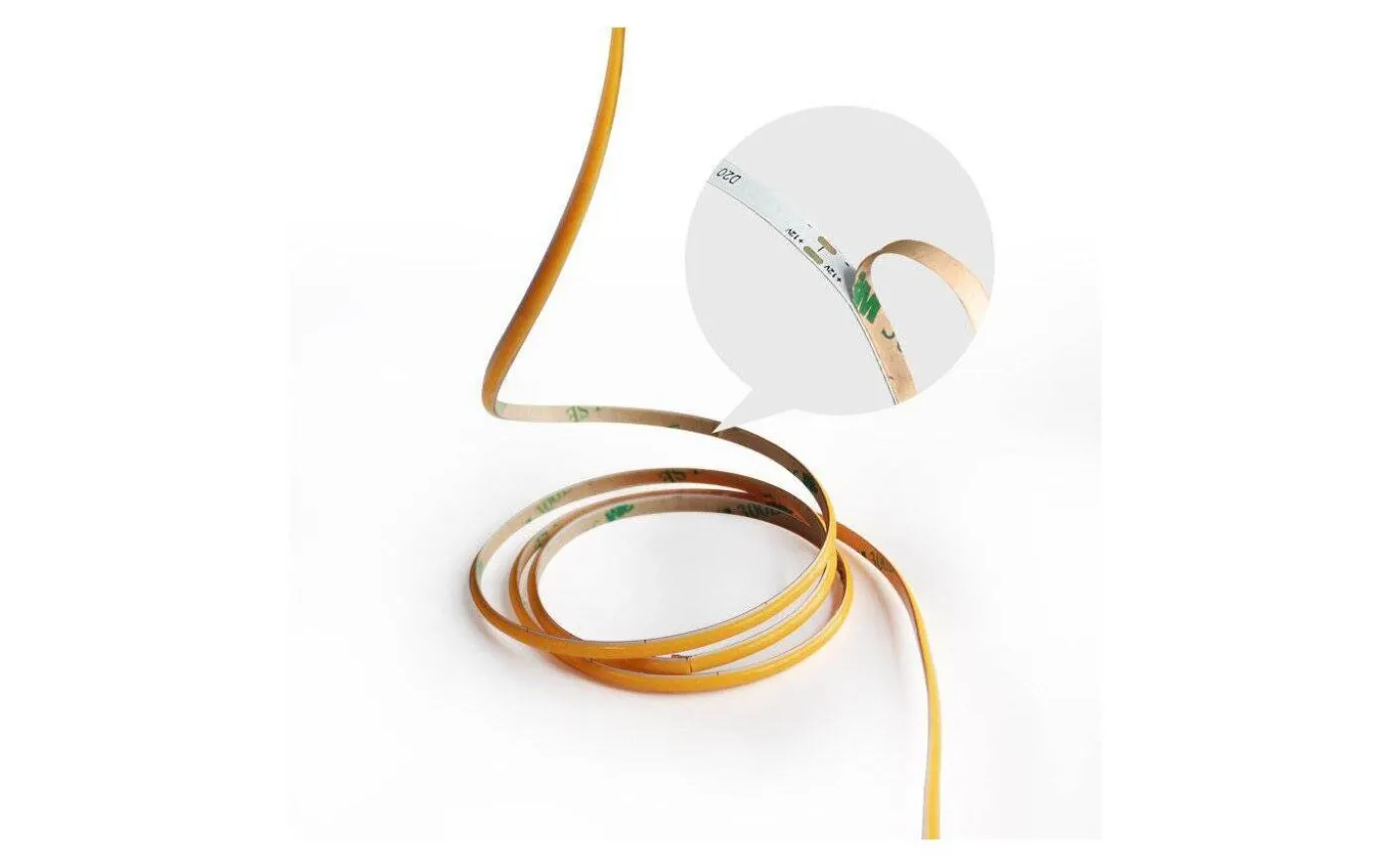 LEDstrip 12V 5m COB 3000K 5W/m