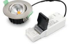 Lisa 230V Spotlight 3000K 5,5W Borstad Stål IP65
