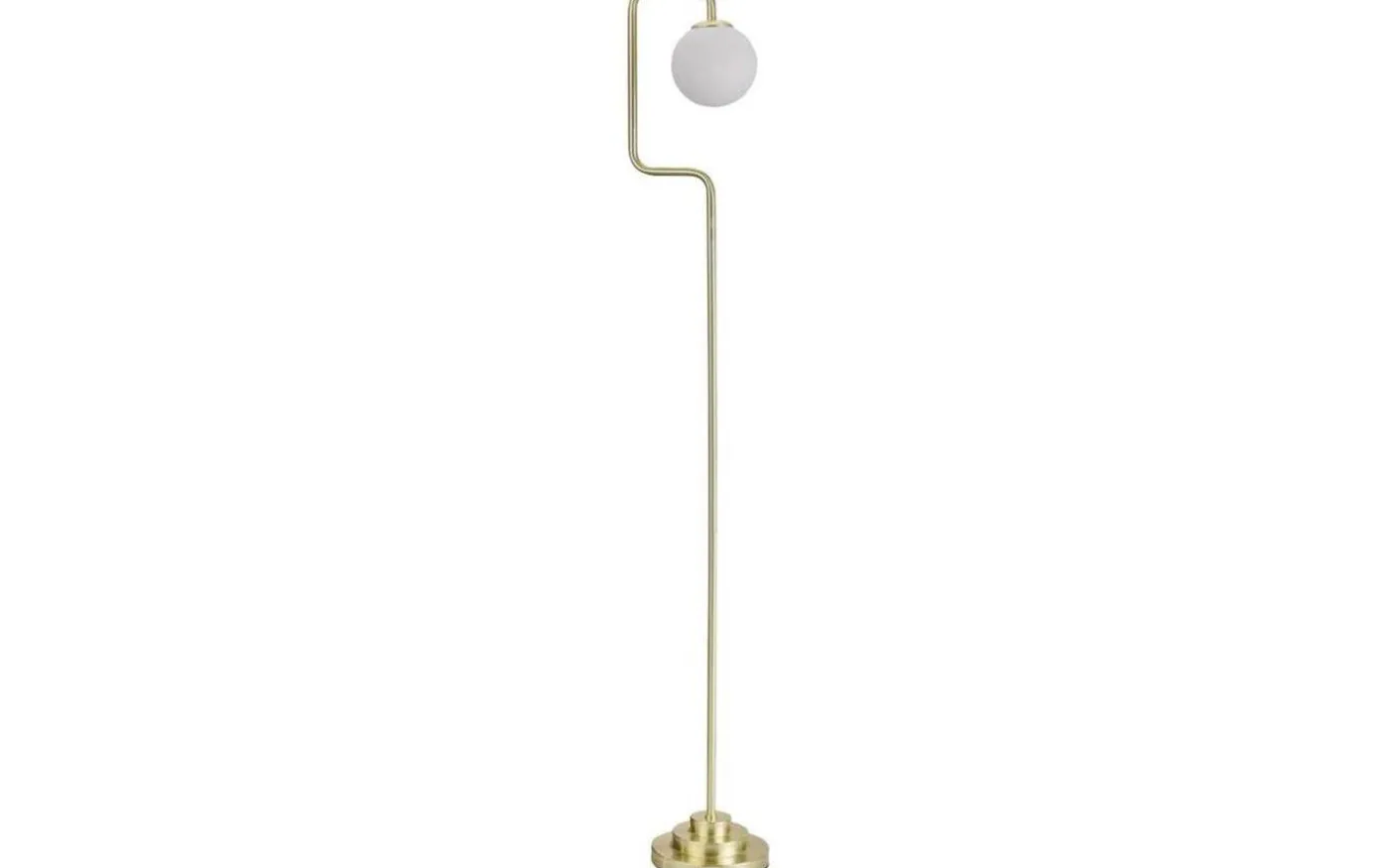 London Golvlampa 146cm Borstad Mässing