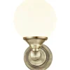 Lugano Vägglampa Mässing IP44