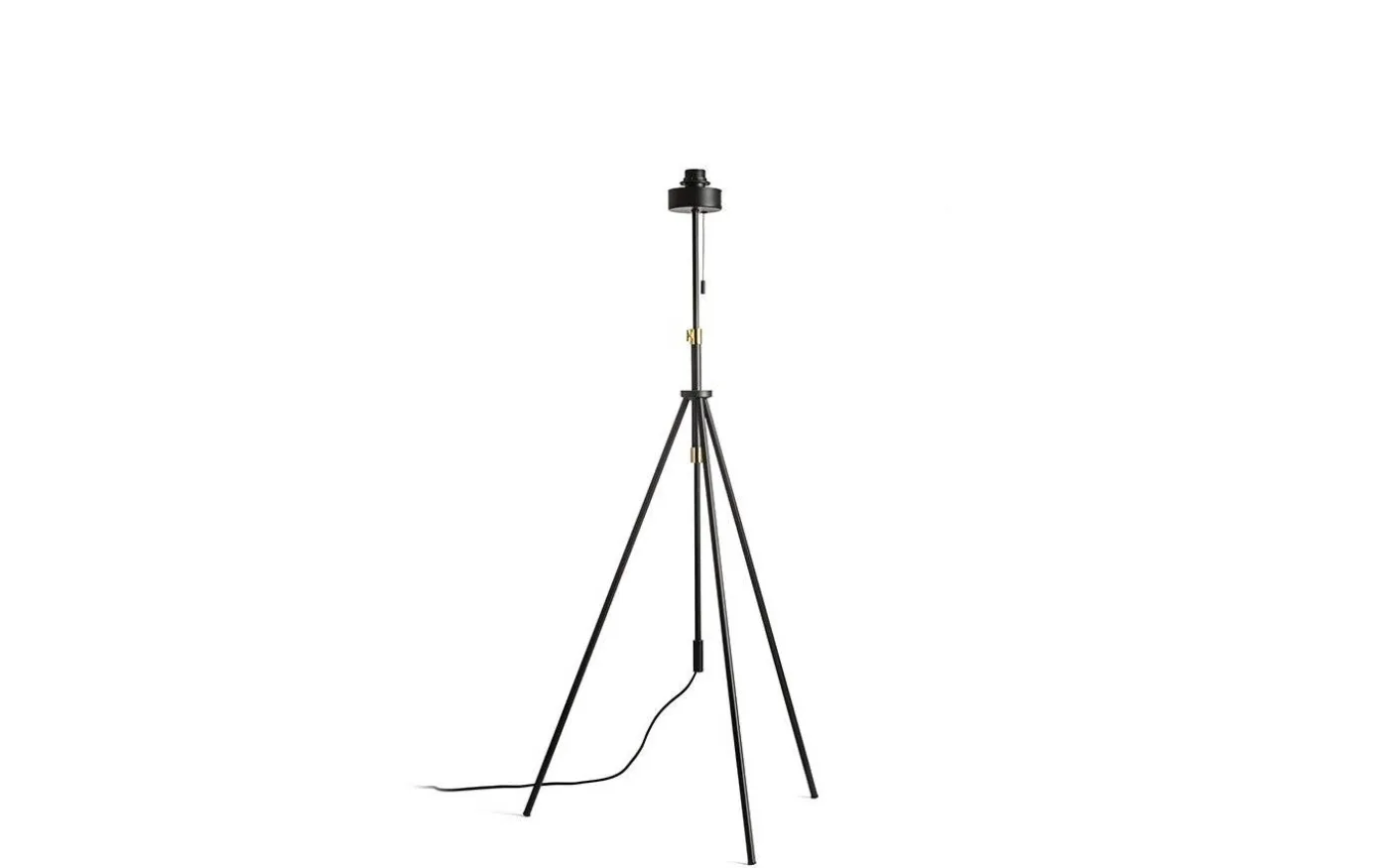 Luton Golvfot 156cm Svart/Mässing