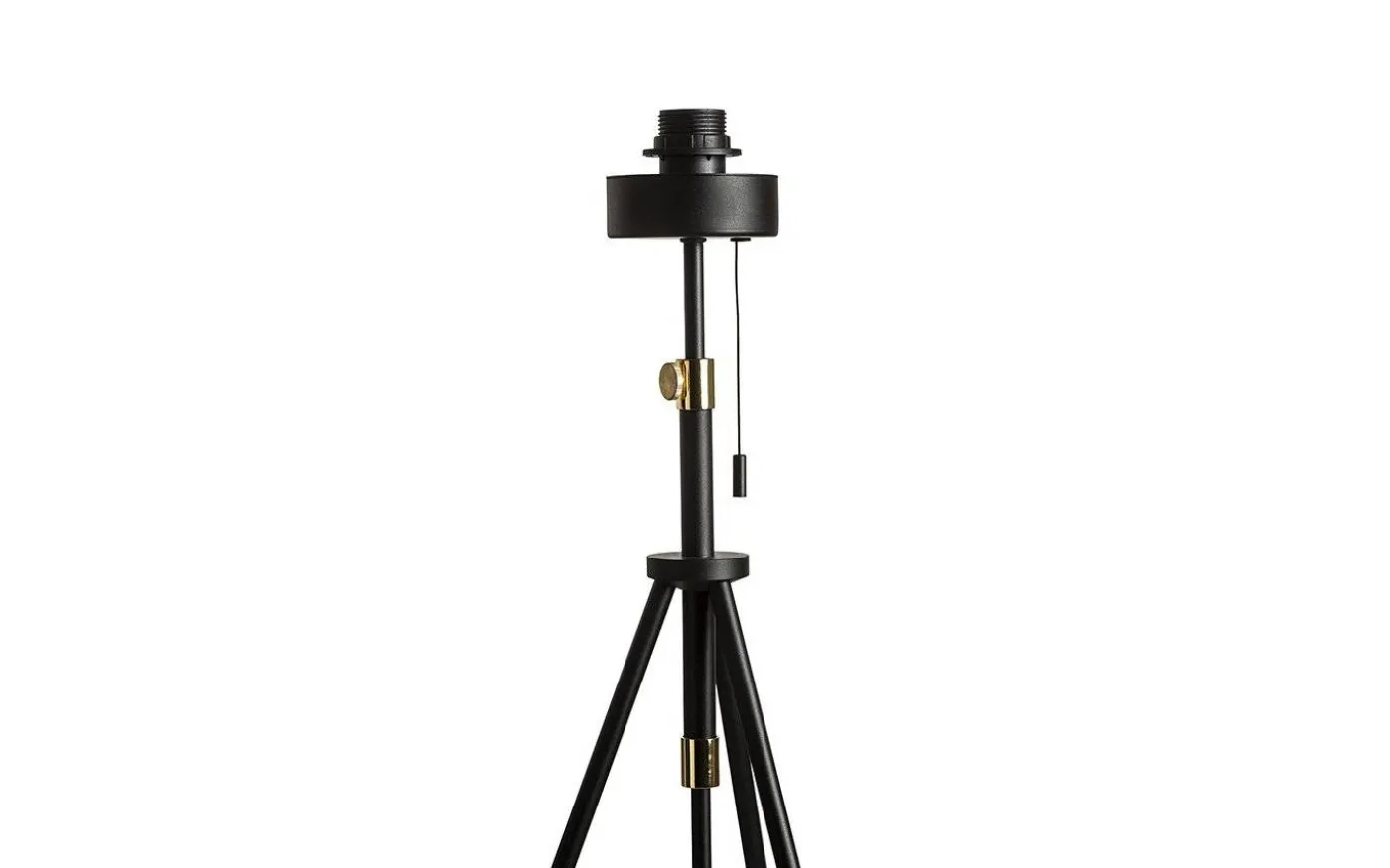 Luton Golvfot 156cm Svart/Mässing