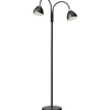 Läza Golvlampa 132cm 2xE14 Svart