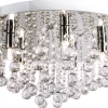 Madelene Kristallplafond 50cm Krom