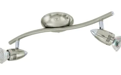 Magnum Takspotlight 33cm GU10 LED 3000K 2x2,8W Nickel