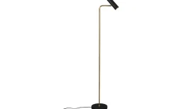 Marley Golvlampa GU10 matt mässing/matt svart