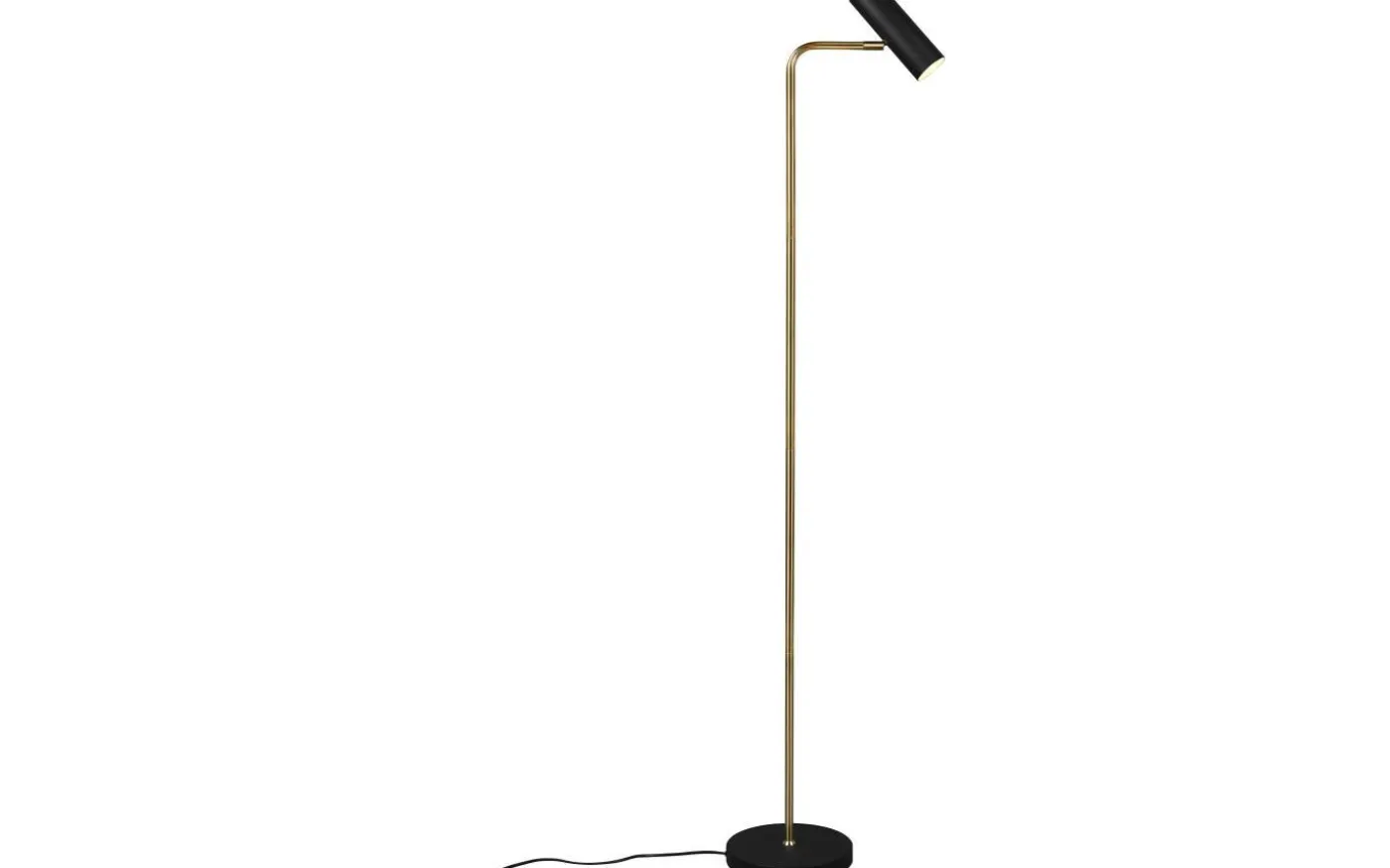 Marley Golvlampa GU10 matt mässing/matt svart