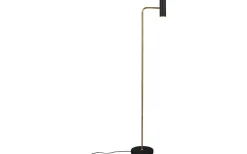 Marley Golvlampa GU10 matt mässing/matt svart