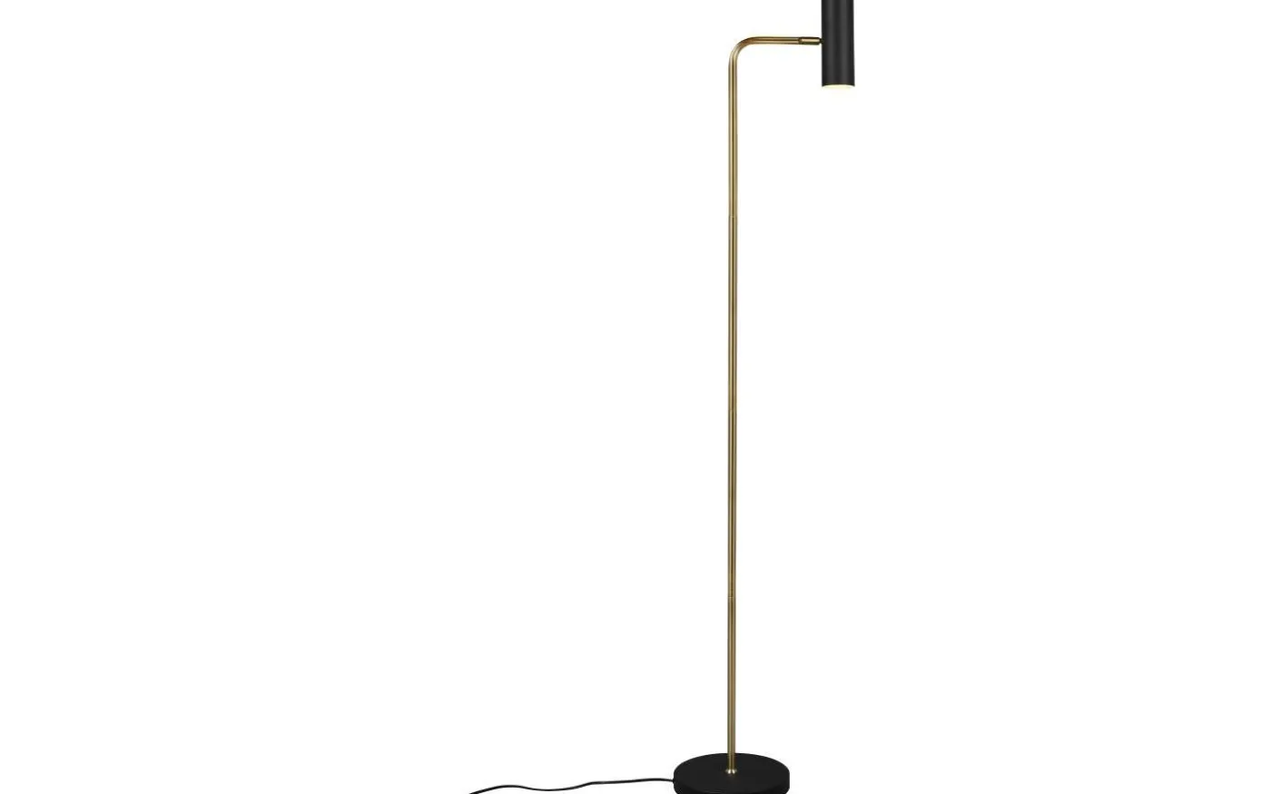 Marley Golvlampa GU10 matt mässing/matt svart