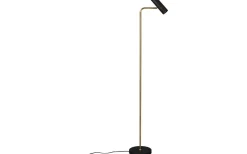 Marley Golvlampa GU10 matt mässing/matt svart