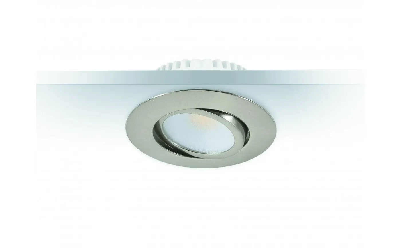 MD-230 Downlight 3000K 3x5W Satin 230V IP44 3-Pack