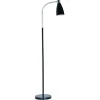Metall Golvlampa 140cm Svart/krom