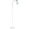 Metall Golvlampa 140cm Vit/krom