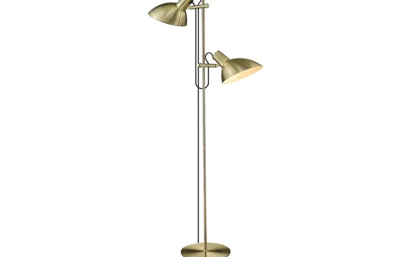 Metropole Golvlampa 2L 150cm Antikmässing