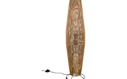 Miki Golvlampa 2xE27 brun/pappersgarn