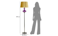 Milva Golvlampa 167cm Lila
