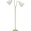 Modena Golvlampa 152cm 2L Mässing/Vit