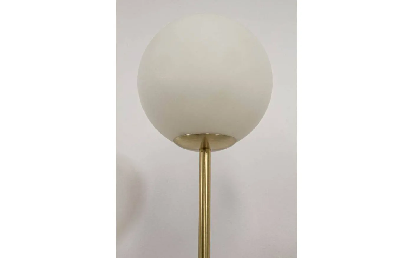 Molekyl Golvlampa 130cm Matt Mässing/Vit