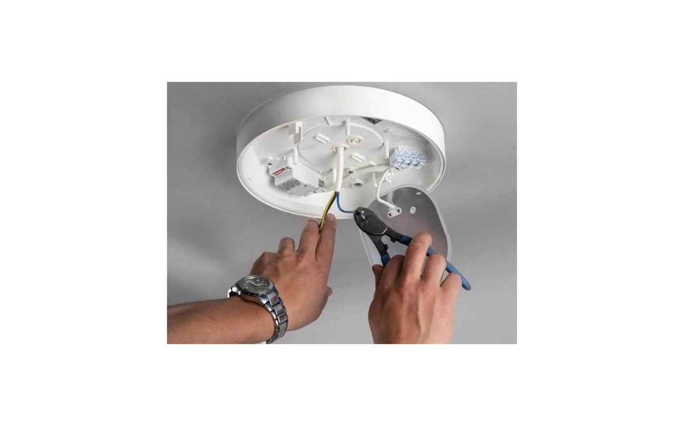 Moon Basic Plafond Sensor 26cm LED 3000K/4000K 11W Vit IP44