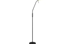 Moreno Golvlampa LED mattsvart uppladdningsbar