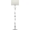 Nandor Golvlampa E27 + LED borstat stål