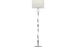 Nandor Golvlampa E27 + LED borstat stål