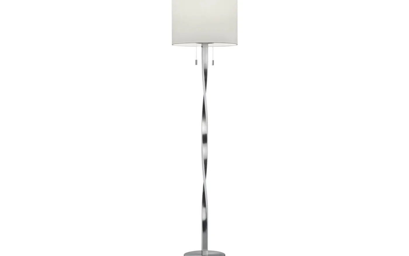 Nandor Golvlampa E27 + LED borstat stål