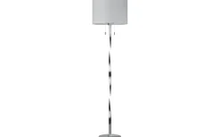 Nandor Golvlampa E27 + LED borstat stål