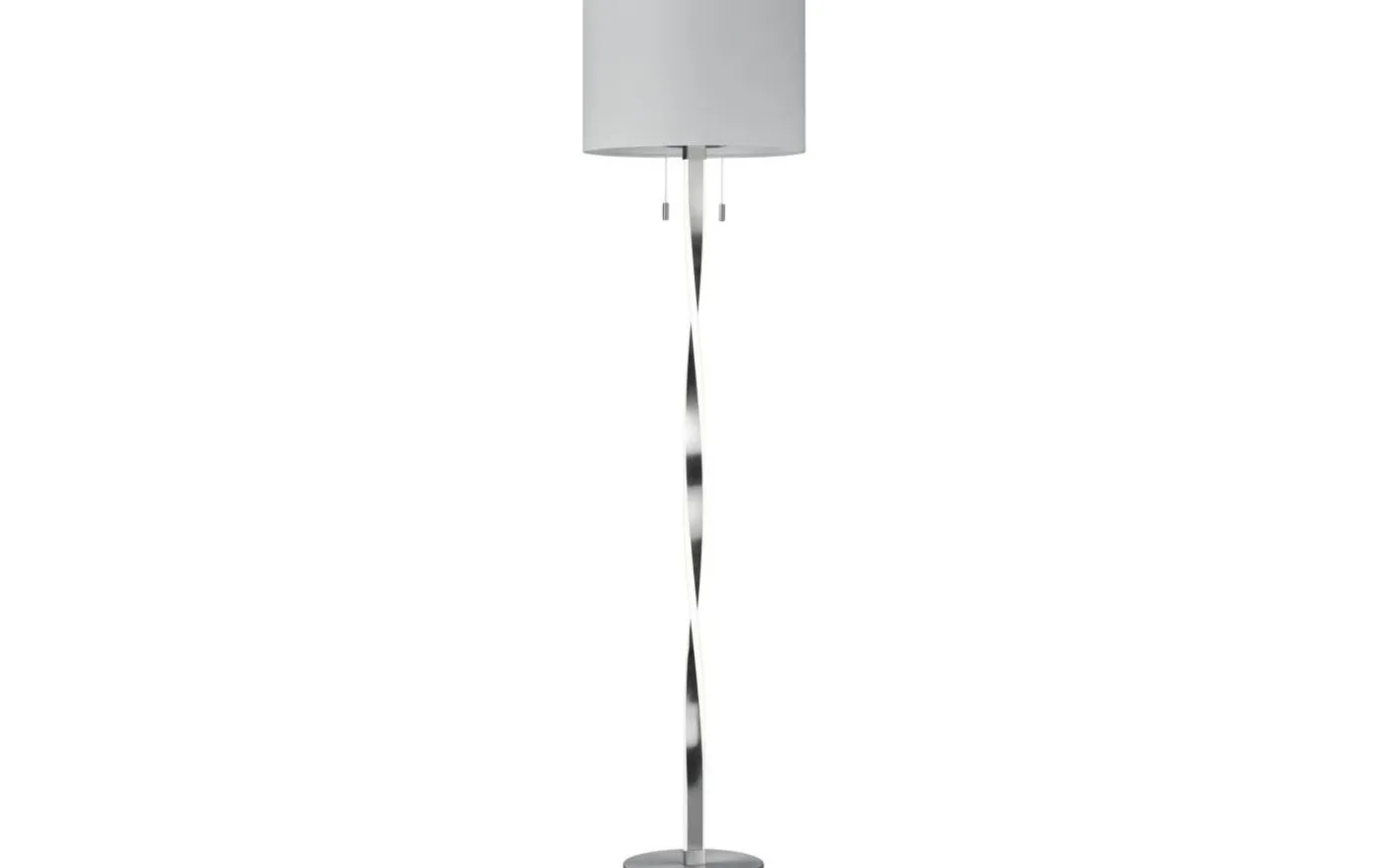 Nandor Golvlampa E27 + LED borstat stål