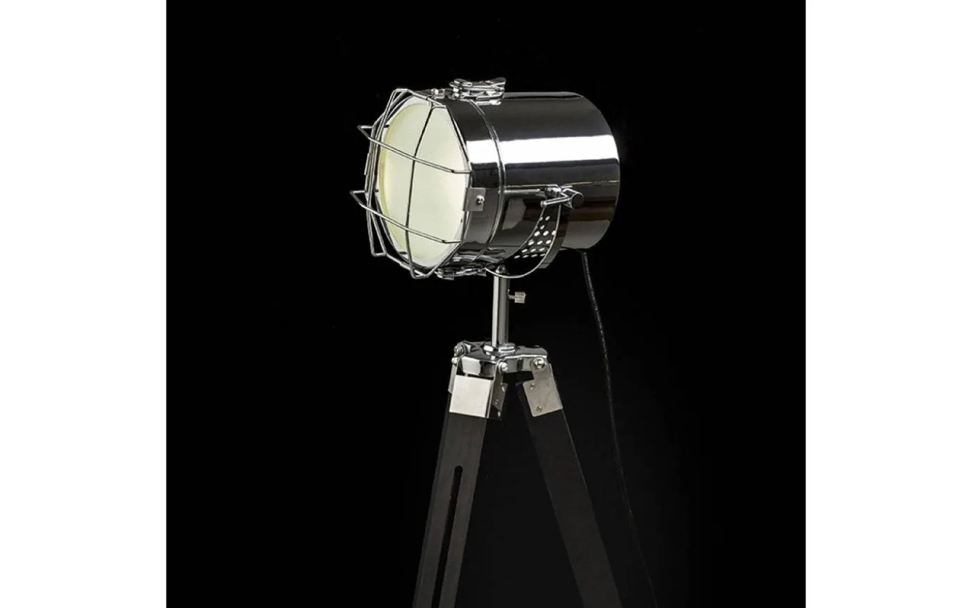 Nautic Golvlampa 117cm Svart/Krom