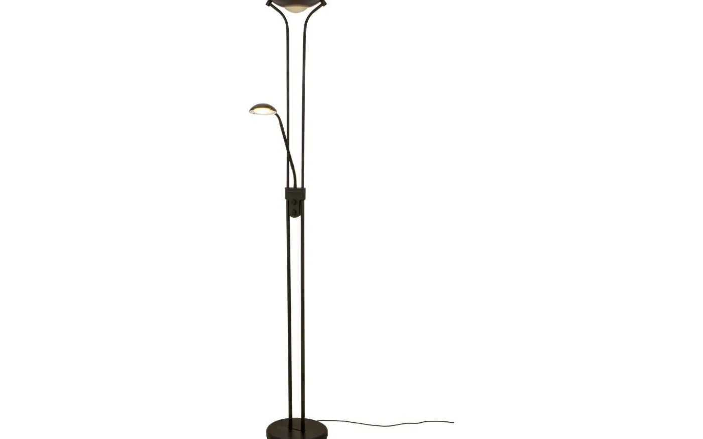 Nice Golvlampa 180cm LED 15W+5W 3000K Svart