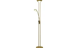 Nice Golvlampa 1,8m LED 3000K 20W+5W Antik