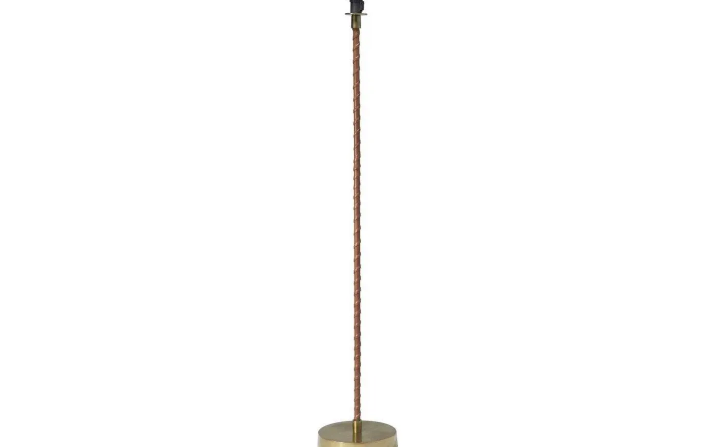Nora Golvfot 138cm Antikmässing