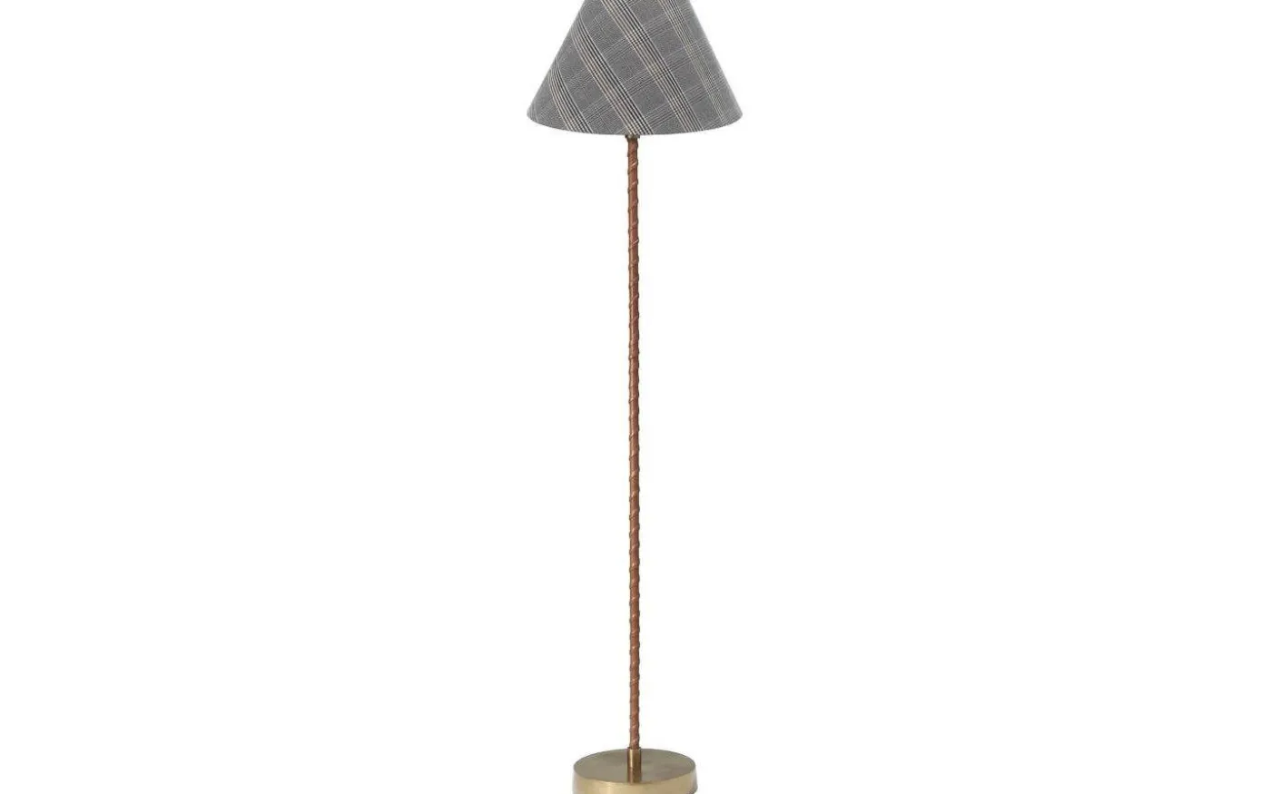Nora Golvfot 138cm Antikmässing