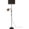 Owen Golvlampa E27+E14 svart